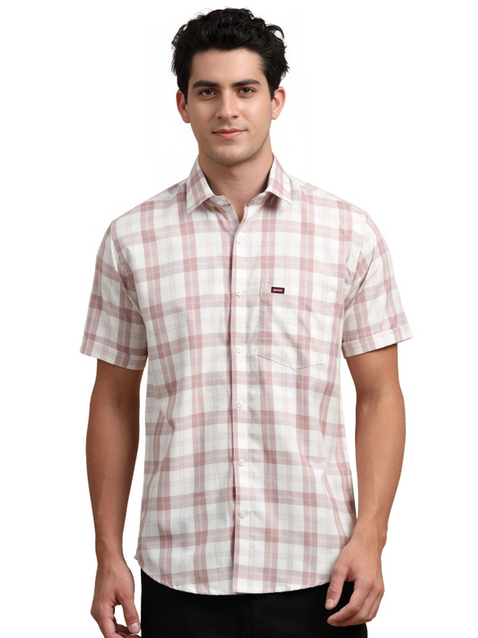Pastel Music Cotton Check Shirt
