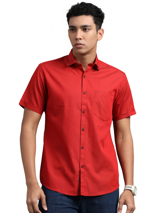 Red Solid Shirts