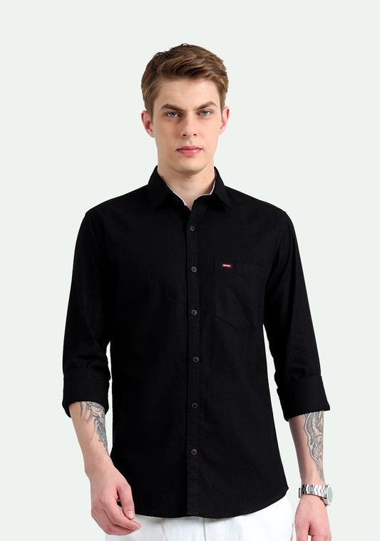 Black Structure Shirt