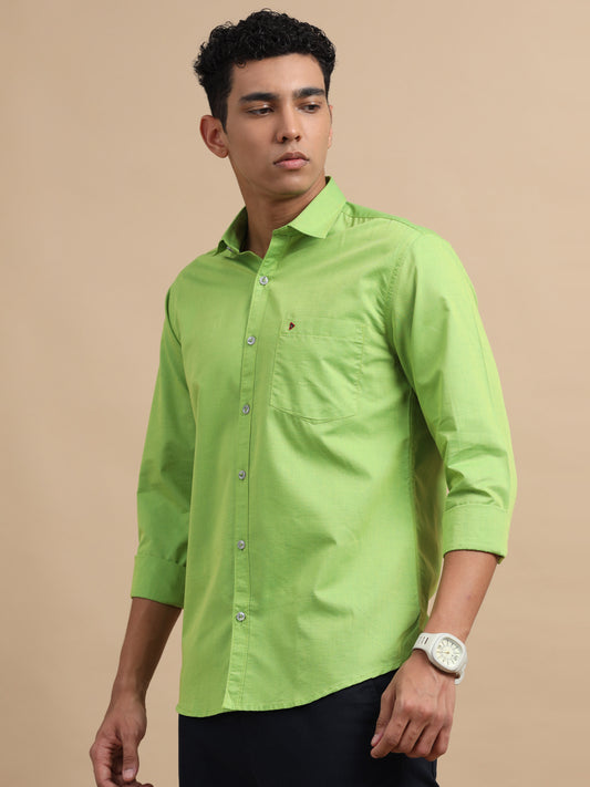 Green Lizard Solid Shirts