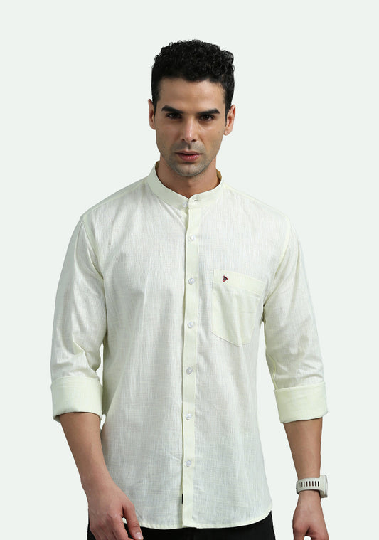 Light Yellow Plain Slup Shirts