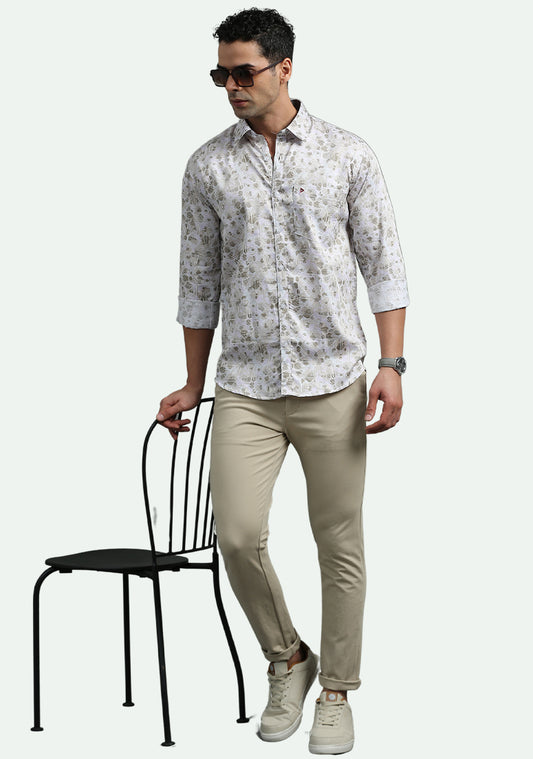 Multi Colour Abstract Print Shirts