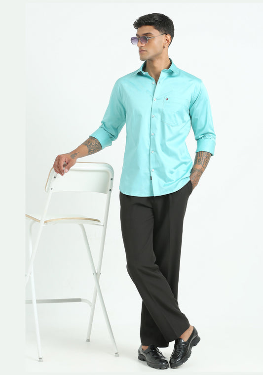 Teal Solid Shirts
