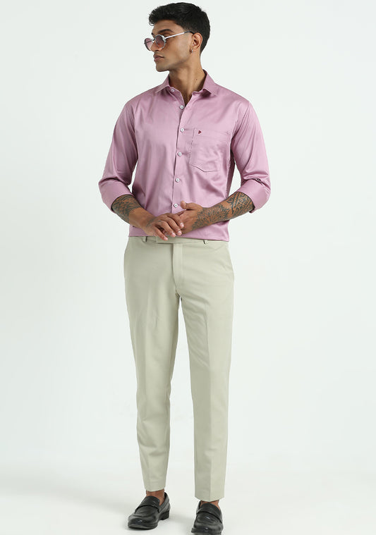 Light Purple Solid Shirts